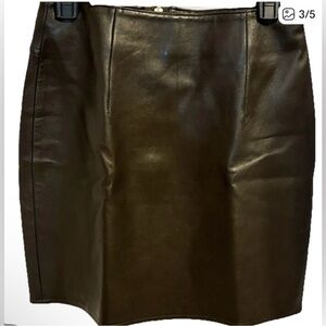 SAGUARO WEST BLACK LEATHER SKIRT BRAND NEW SIZE 6